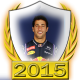 Daniel Ricciardo fanbadge